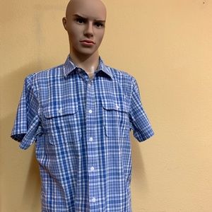 michael Kors Men’s Short Sleeve Dress Shirt large